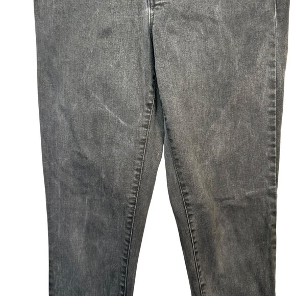 Nine West Black High Rise Waisted Perfect Skinny Jeans Pants Goth Punk Emo Sz 6 - Picture 3 of 7